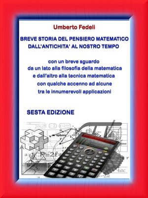 cover image of BREVE STORIA DEL PENSIERO MATEMATICO DALL'ANTICHITA' AL NOSTRO TEMPO